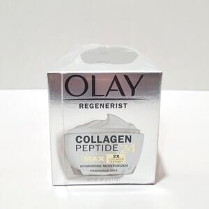 3X Olay Regenerist Collagen Peptide 24 Max Hydrating Face Moisturizer 1.7oz